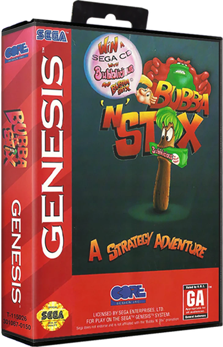 Bubba 'n' Stix box art