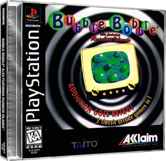 Bubble Bobble Featuring Rainbow Islands box art