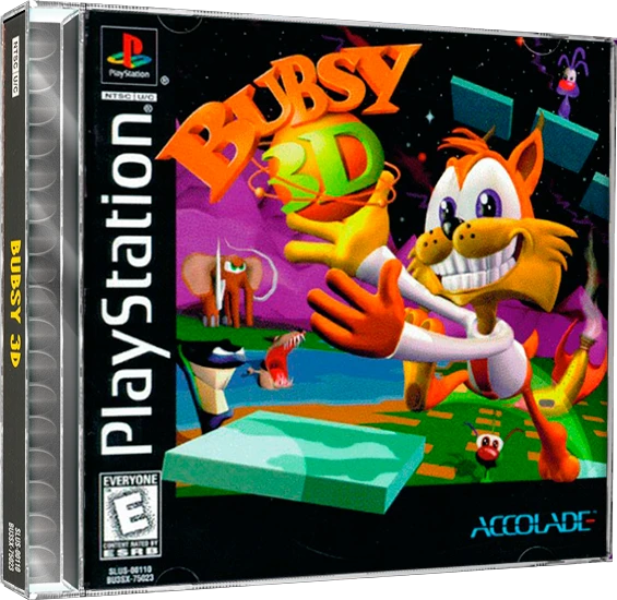 Bubsy 3D box art