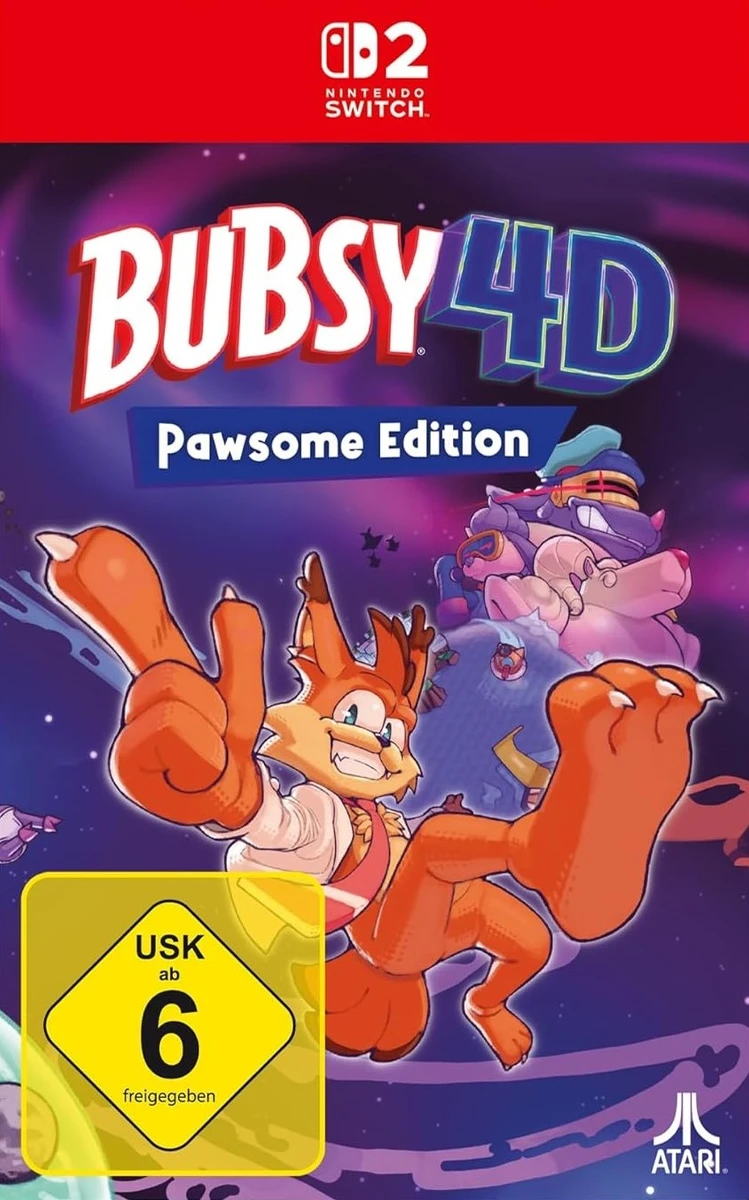 Bubsy 4D: Pawsome Edition box art