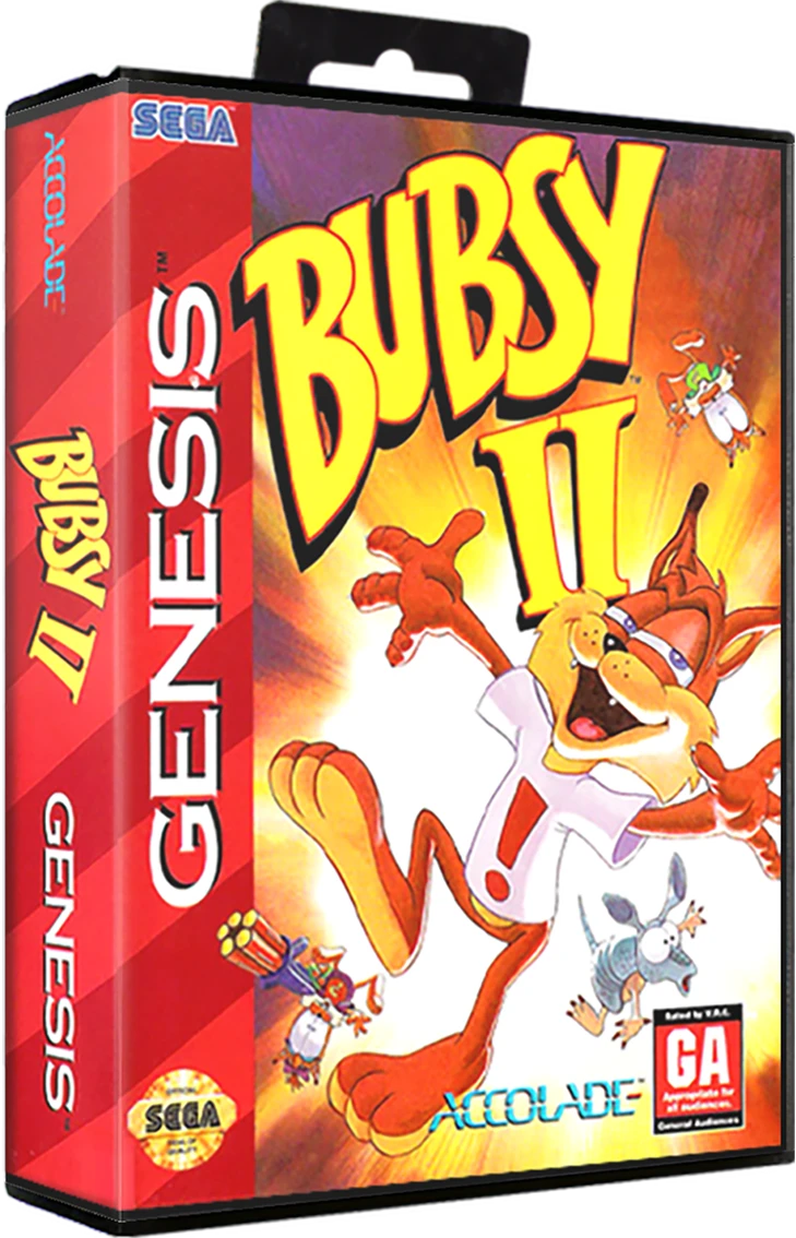 Bubsy II box art