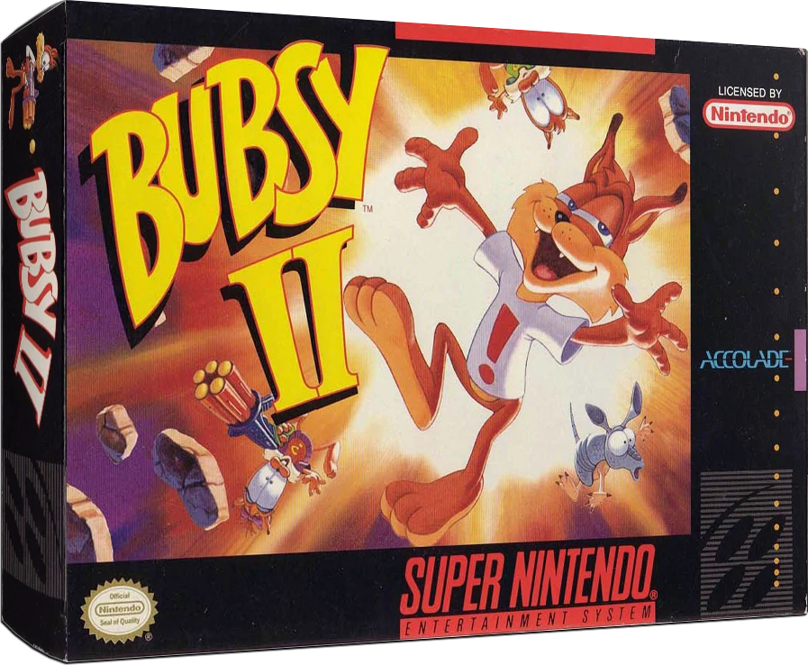 Bubsy II box art