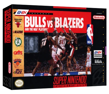 Bulls Vs Blazers and the NBA Playoffs box art
