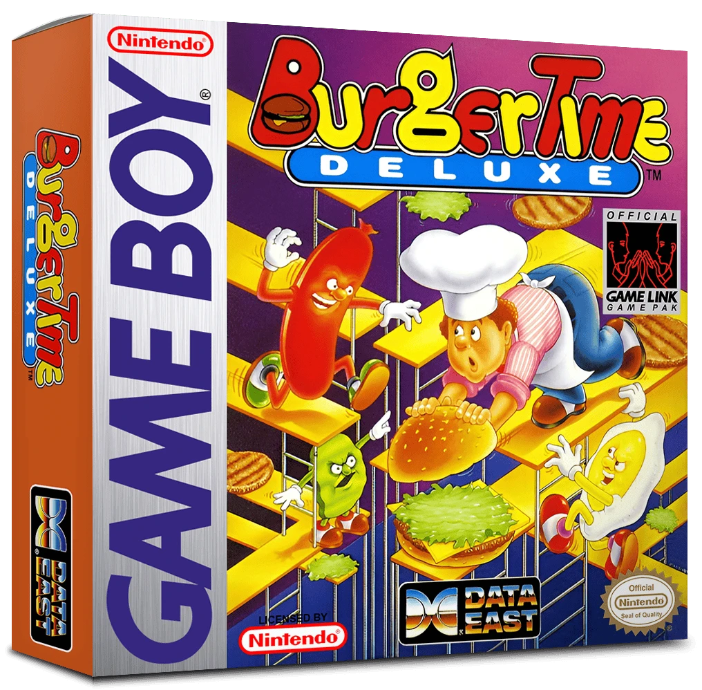 BurgerTime Deluxe box art