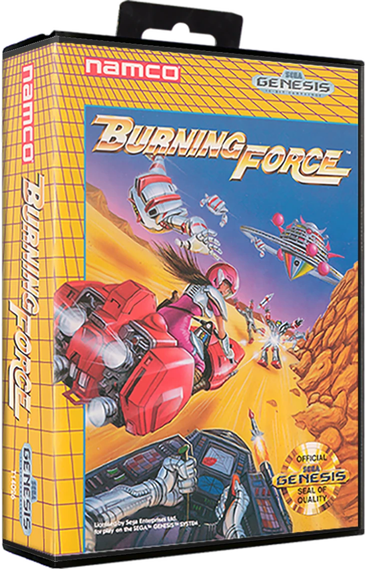 Burning Force box art