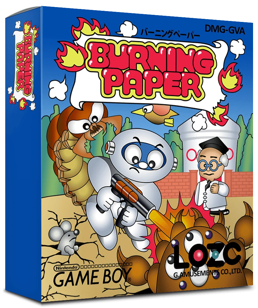 Burning Paper box art