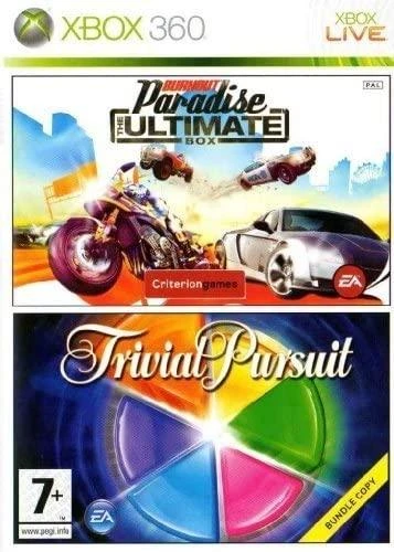 Burnout Paradise Ultimate Box + Trivial Pursuit box art