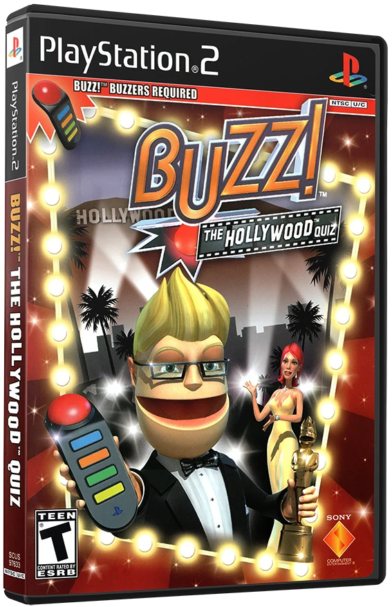 Buzz!: Hollywood Quiz box art