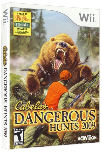 Cabela's Dangerous Hunts 2009 box art