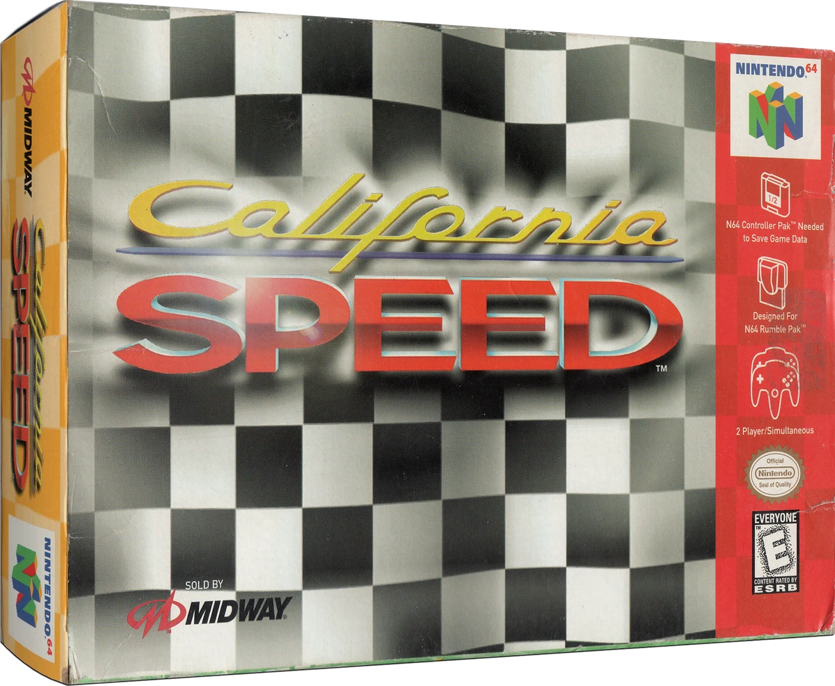 California Speed box art