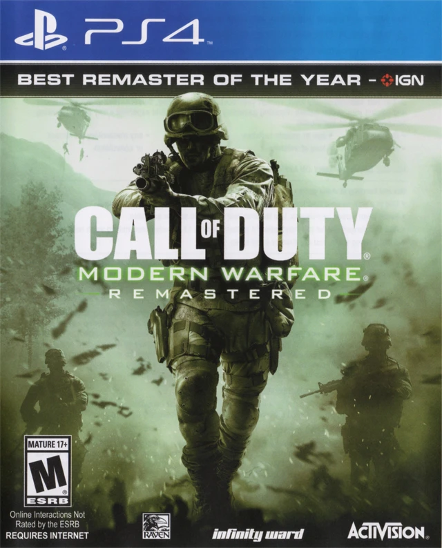 Call of Duty: Modern Warfare Remastered box art