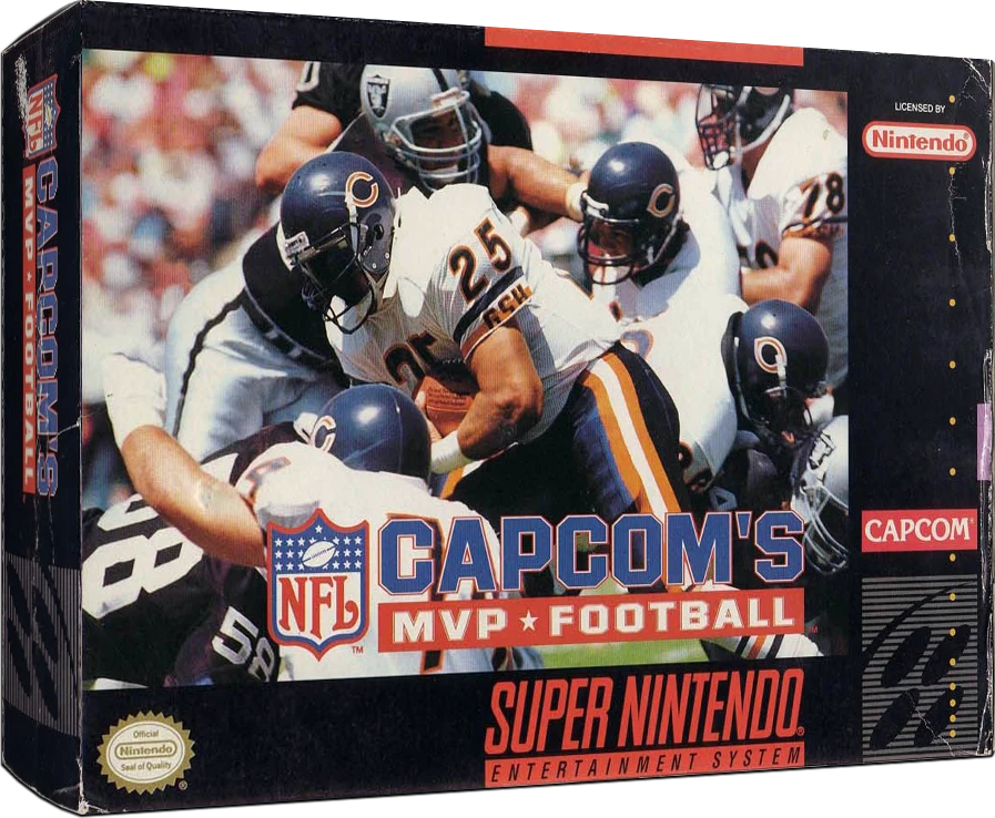 Capcom's MVP Football box art