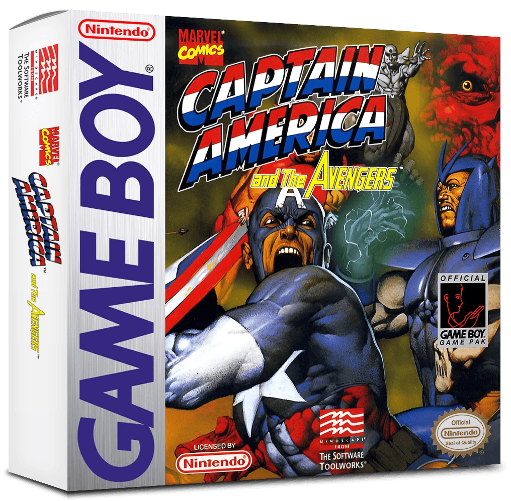 Captain America and the Avengers box art