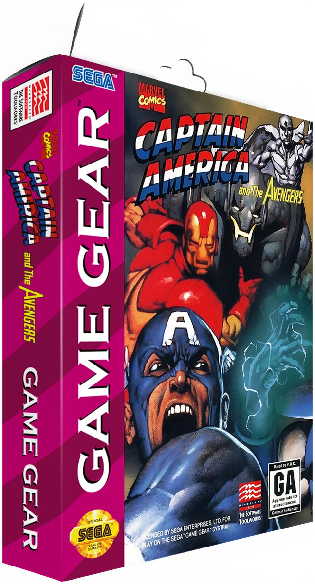 Captain America and the Avengers box art