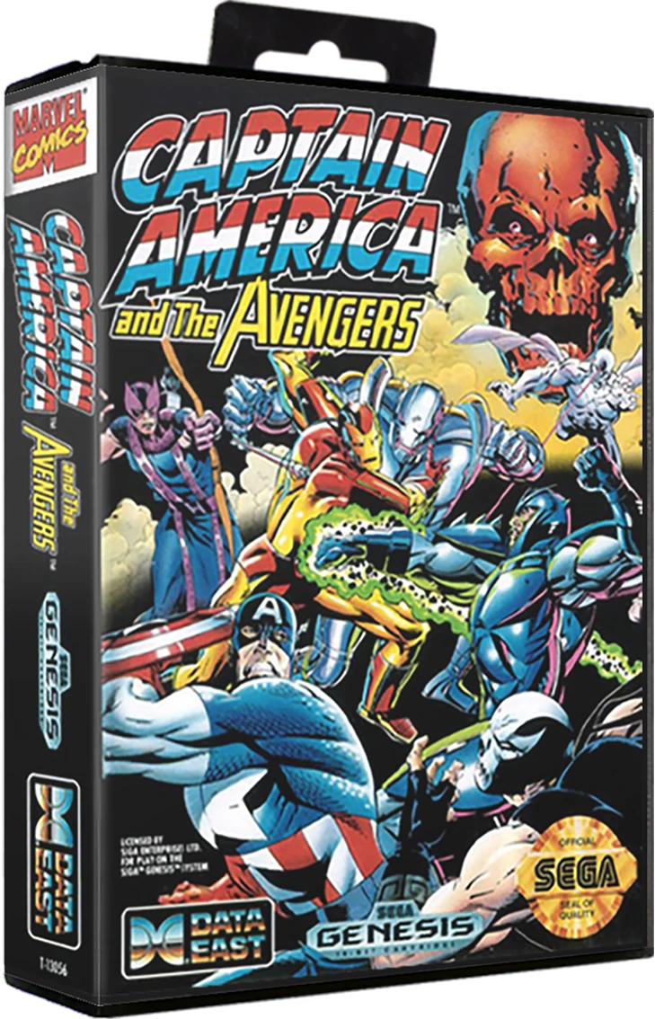 Captain America and the Avengers box art