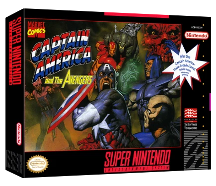 Captain America and the Avengers box art
