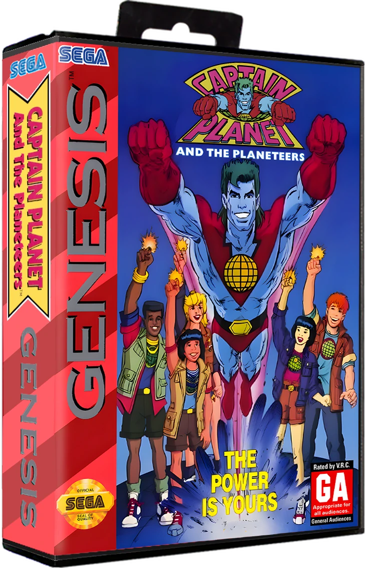 Captain Planet And The Planeteers box art