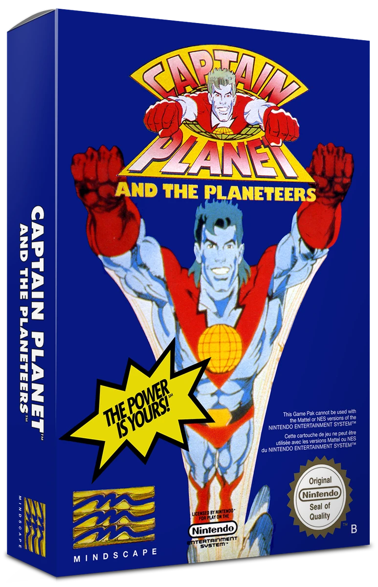 Captain Planet and the Planeteers box art