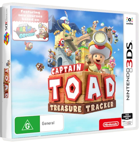 Captain Toad: Treasure Tracker box art
