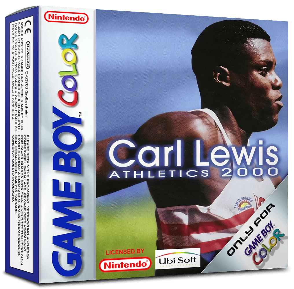 Carl Lewis Athletics 2000 box art
