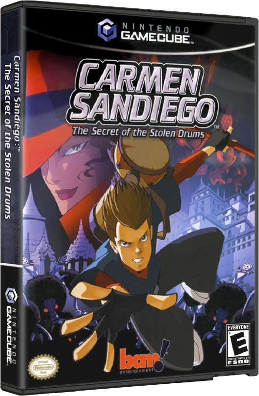 Carmen Sandiego The Secret of the Stolen Drums box art