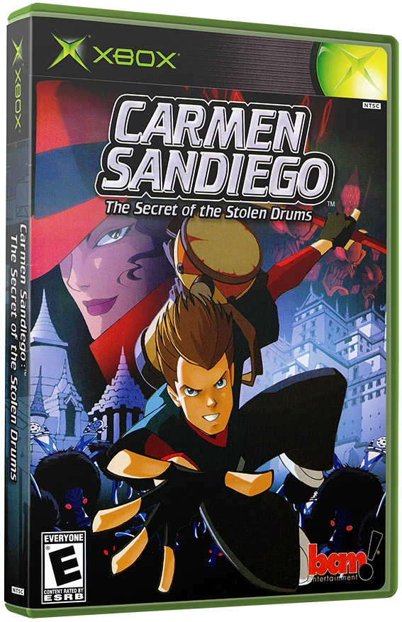 Carmen Sandiego The Secret of the Stolen Drums box art