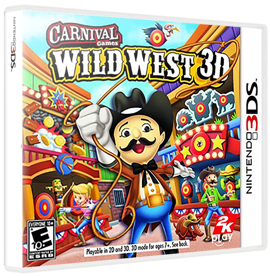 Carnival Games Wild West 3D box art