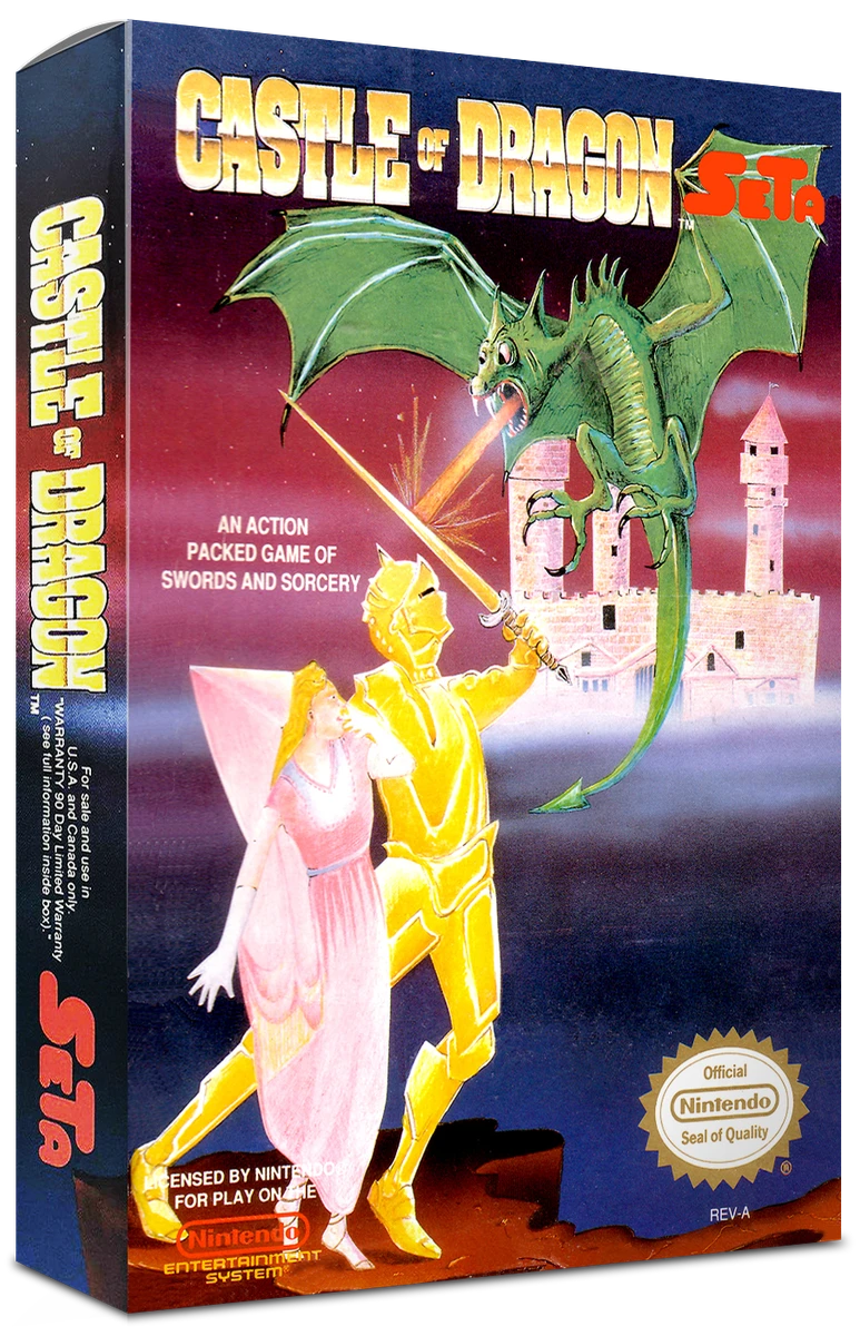 Castle of Dragon box art