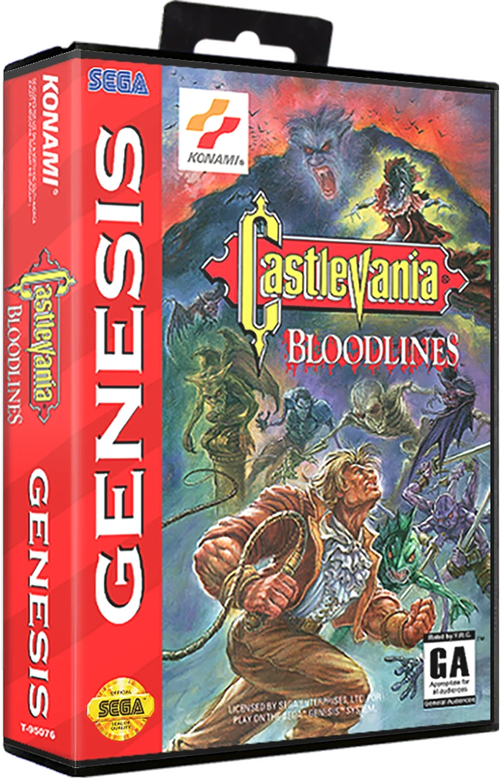 Castlevania: Bloodlines box art