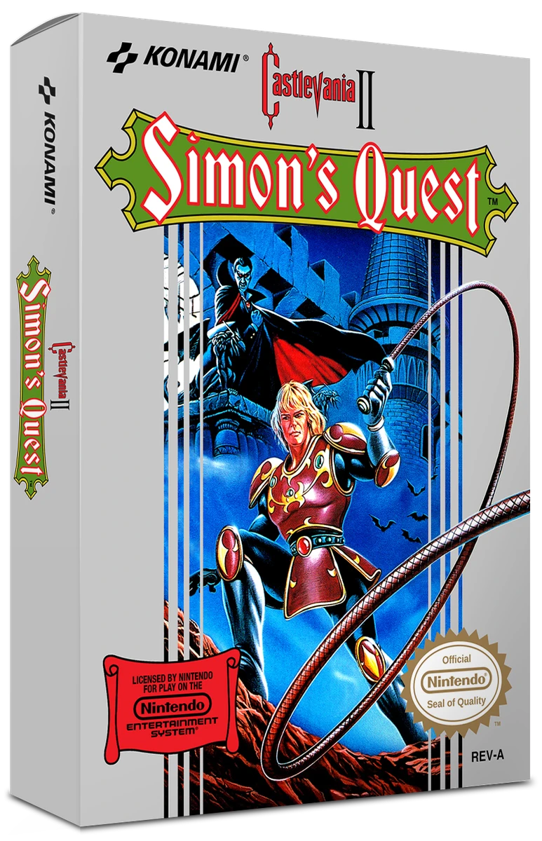 Castlevania II: Simon's Quest box art