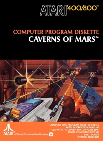 Caverns of Mars box art