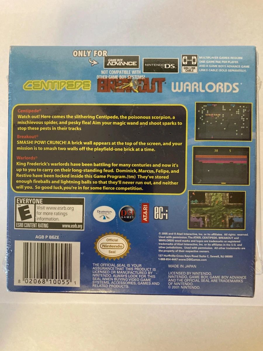 Centipede Breakout and Warlords box art