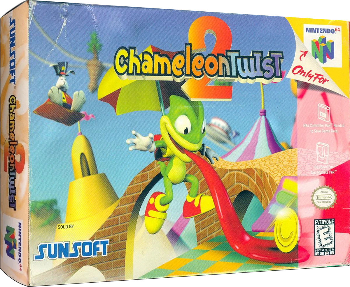 Chameleon Twist 2 box art