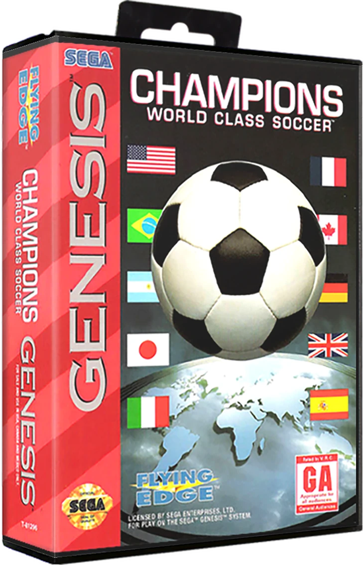 Champions World Class Soccer box art