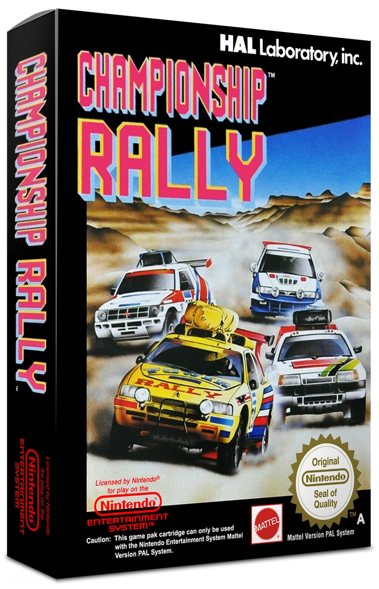 Championship Rally box art