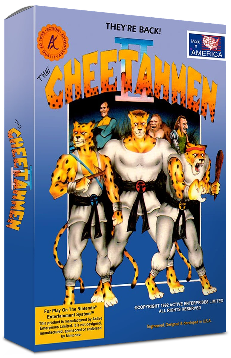 Cheetahmen II box art