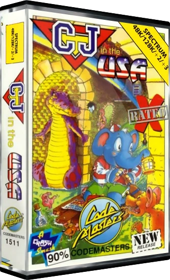 CJ in the USA box art