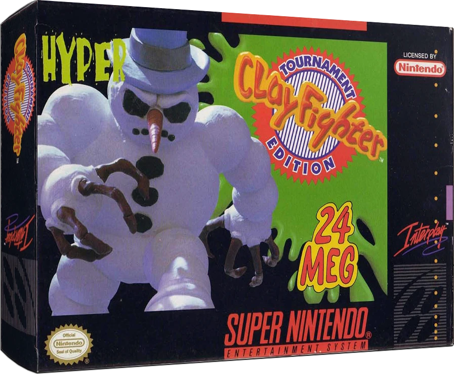 Clay Fighter Tournament Edition box art