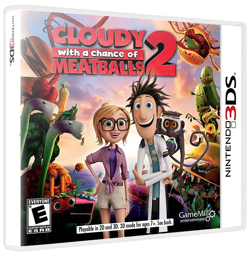 Cloudy with a Chance of Meatballs 2 box art