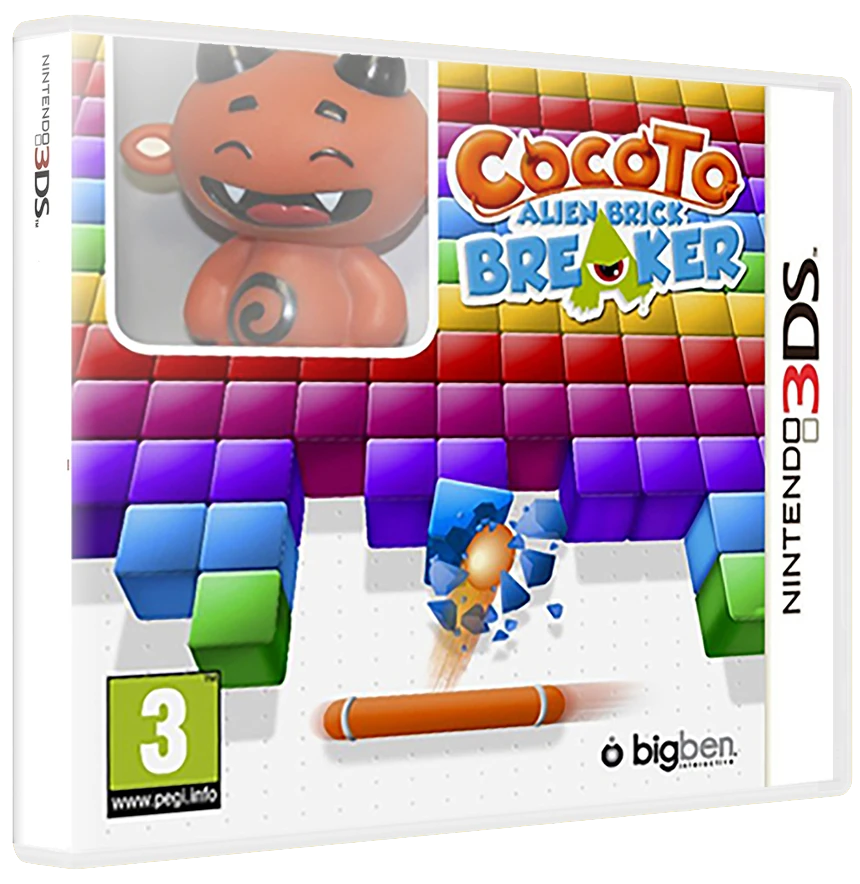 Cocoto Alien Brick Breaker box art