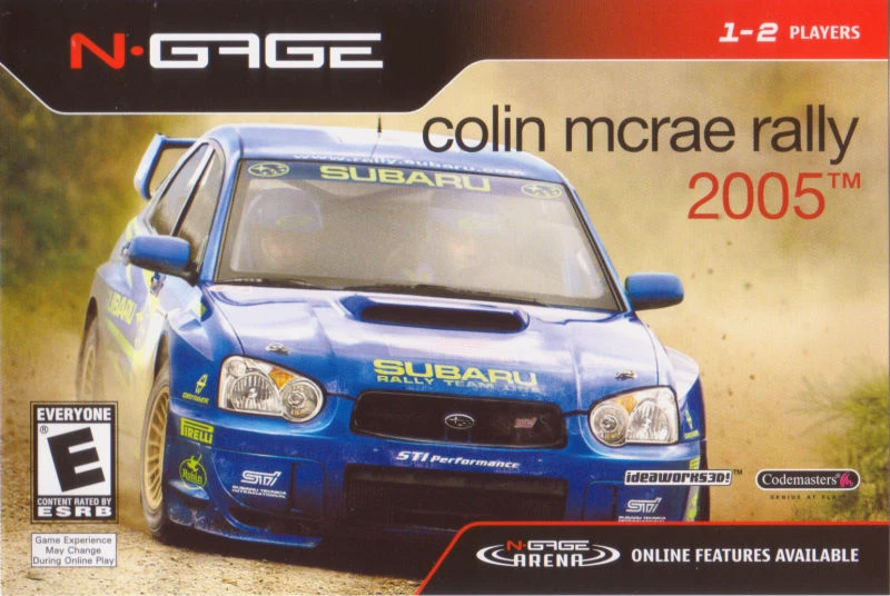 Colin McRae Rally 2005 box art