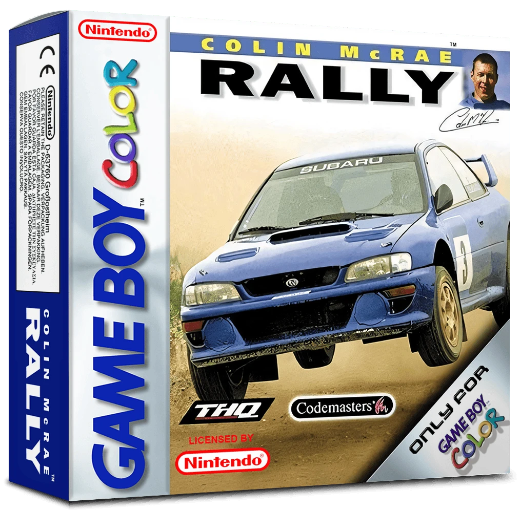 Colin McRae Rally box art