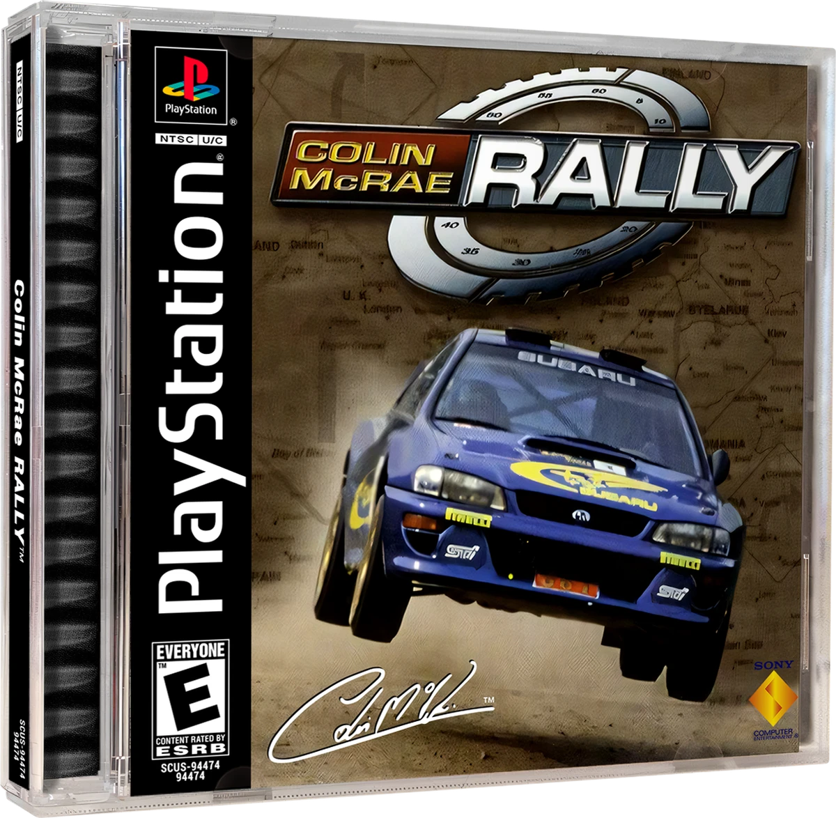 Colin McRae Rally box art