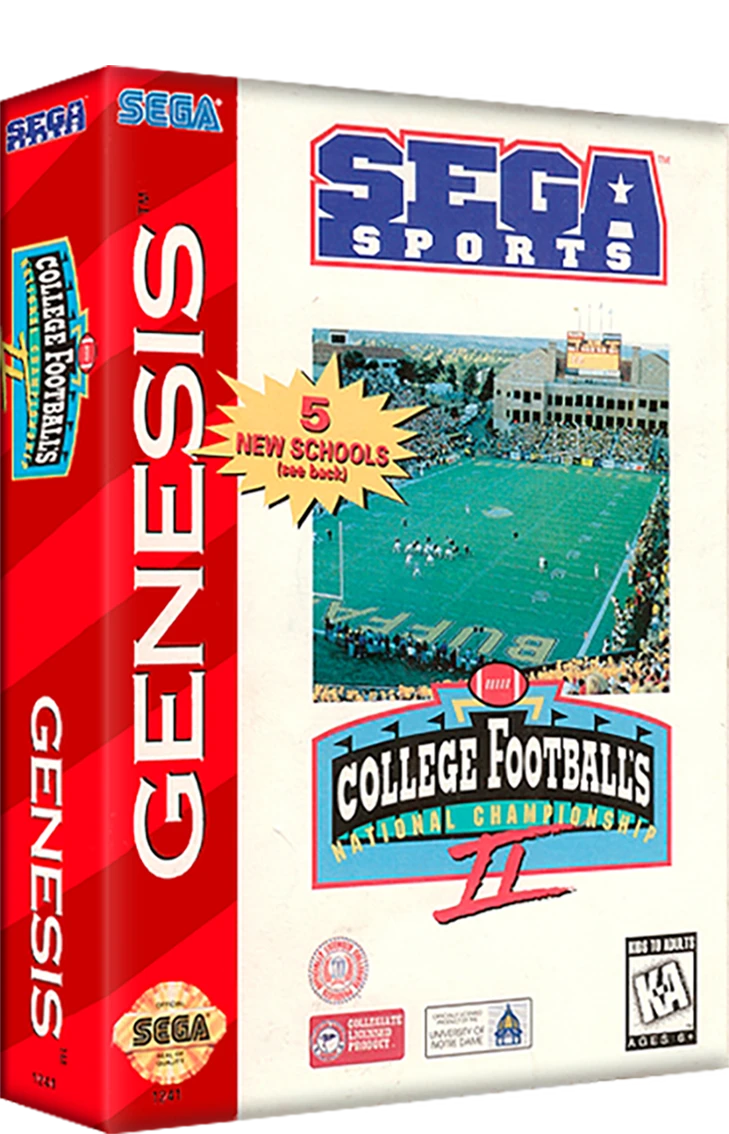 College Football's National Championship II box art