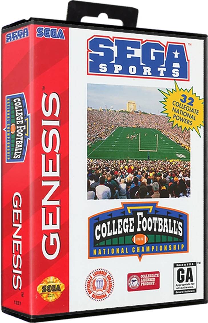 College Football's National Championship box art