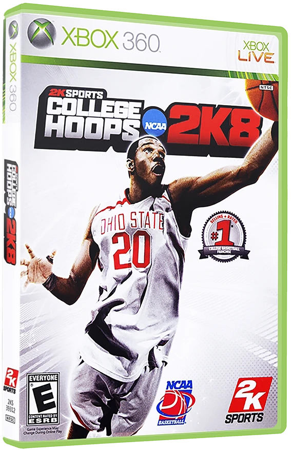 College Hoops 2K8 box art