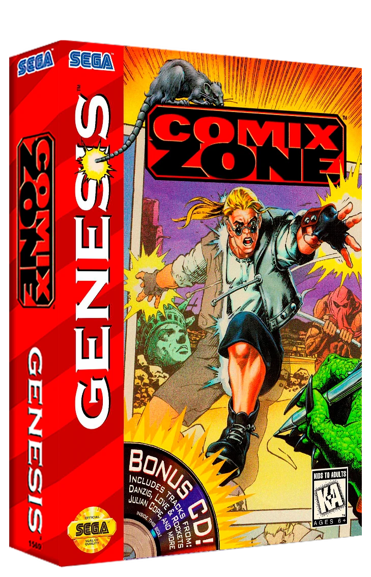 Comix Zone box art