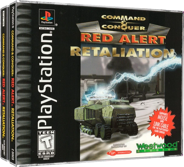 Command and Conquer Red Alert Retaliation box art