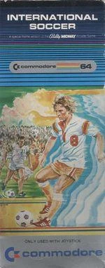 Commodore's International Soccer box art