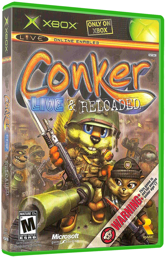 Conker Live and Reloaded box art